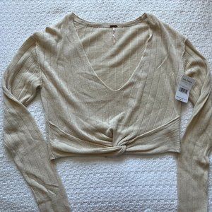 FREE PEOPLE Cream Sweater - Size S